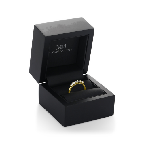 Quintella - 5 Stones Moissanite Anniversary Ring