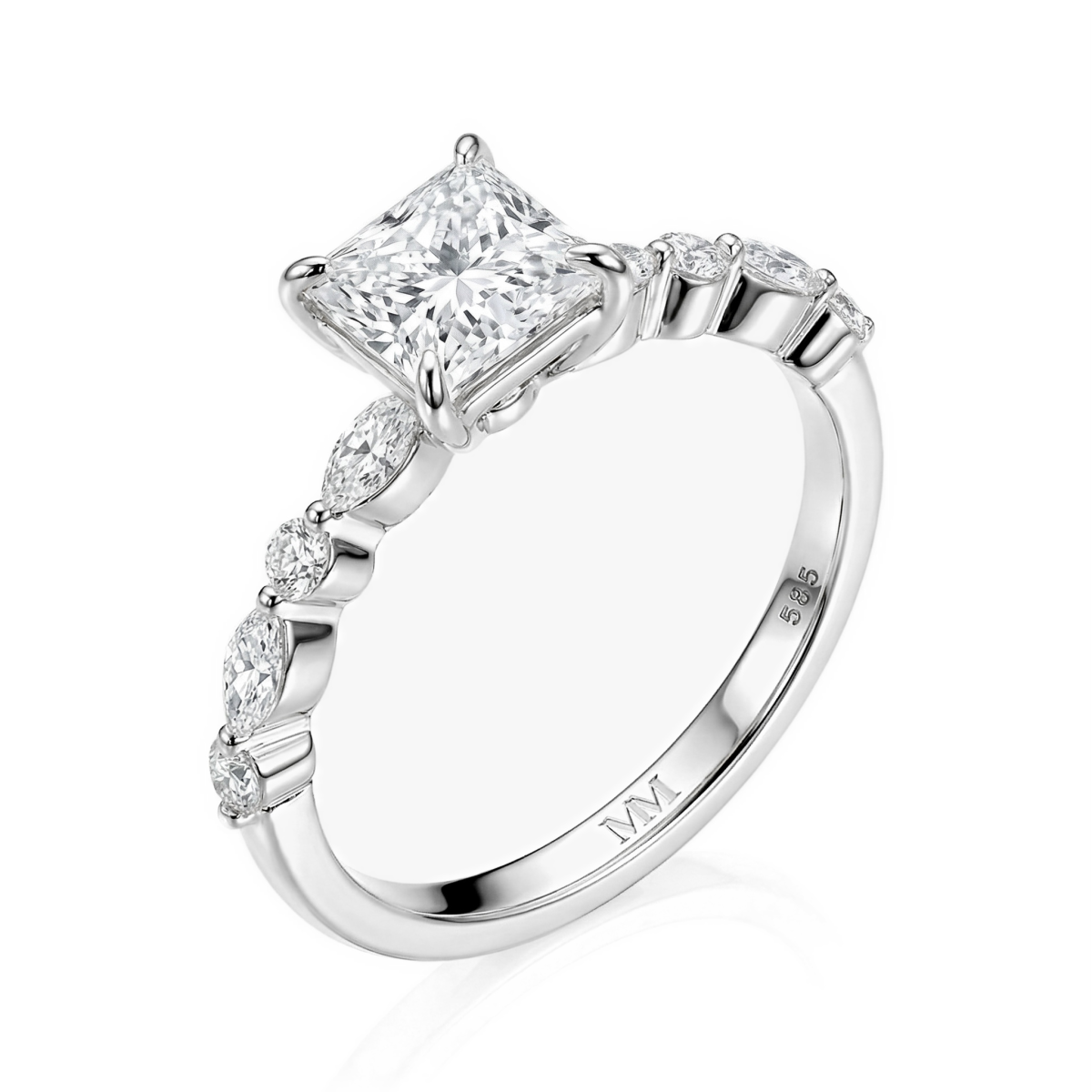 Ava - Moissanite Ring