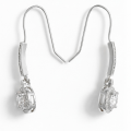 Luminary - Moissanite Halo Earrings