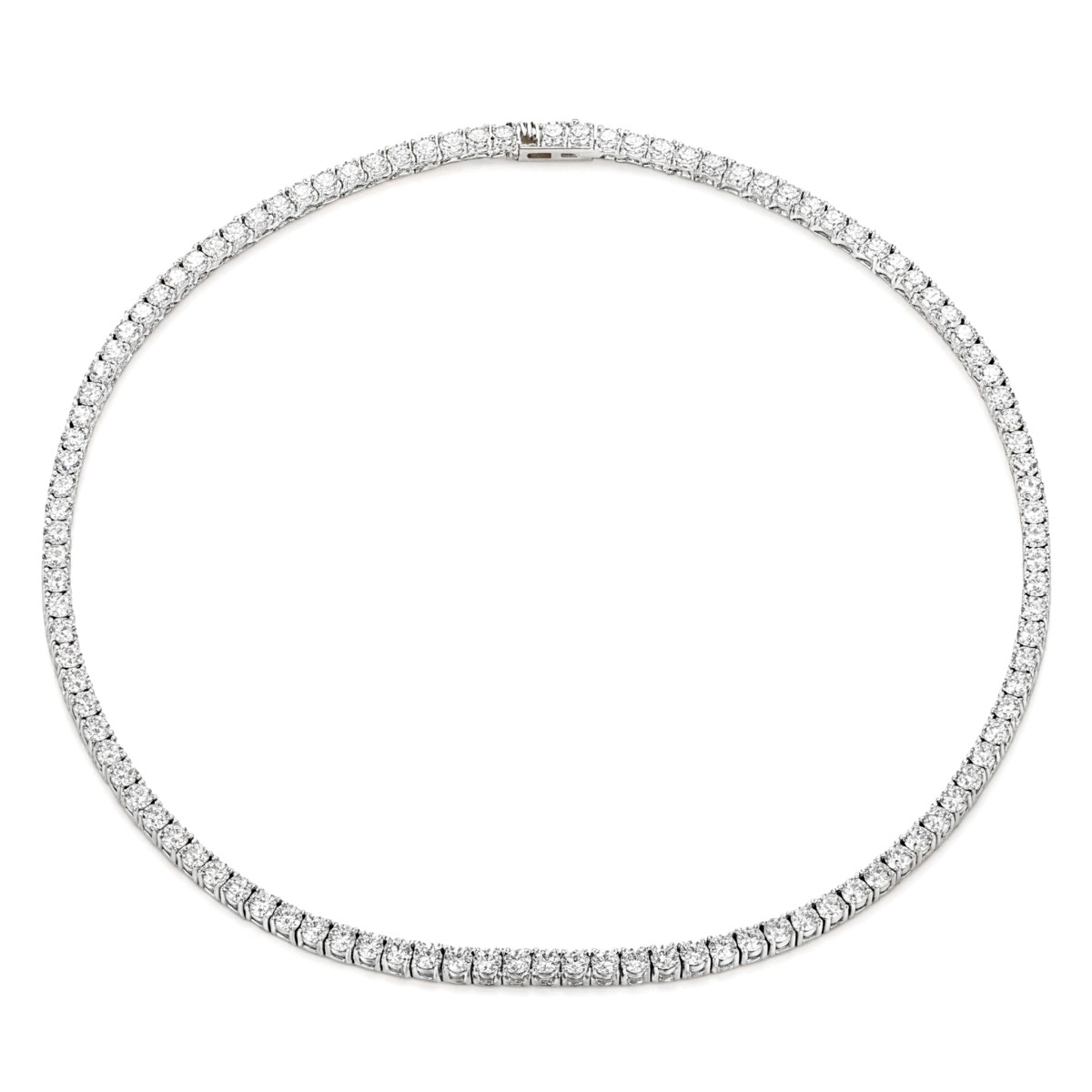 Lumina - Moissanite Tennis Chain Necklace