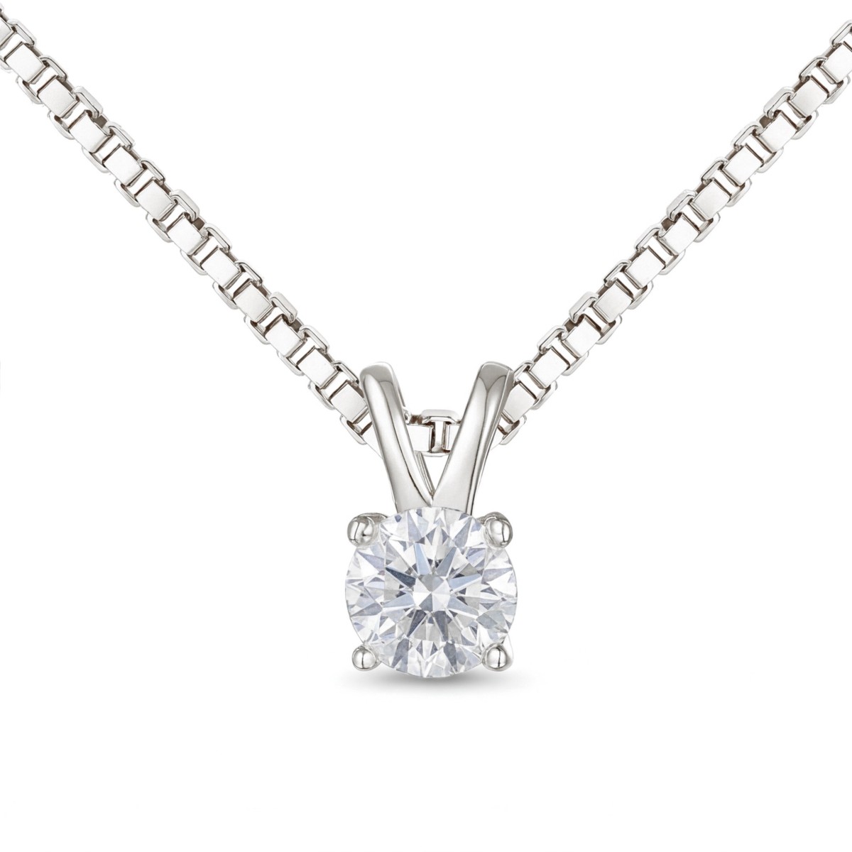 Terra - Solitaire Moissanite Pendant