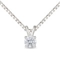 Terra - Solitaire Moissanite Pendant