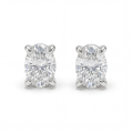 Ovalis – Oval Moissanite Stud Earrings