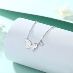 Papillia - Butterfly Charm Moissanite Accent Necklace