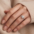 Ella - Solitaire Moissanite Engagement Ring	