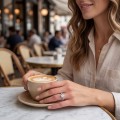 Luminaire - Radiant Cut Moissanite Ring With Marquise Side Stones and Hidden Halo