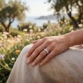 Orbella - Bezel Set Moissanite Eternity Ring