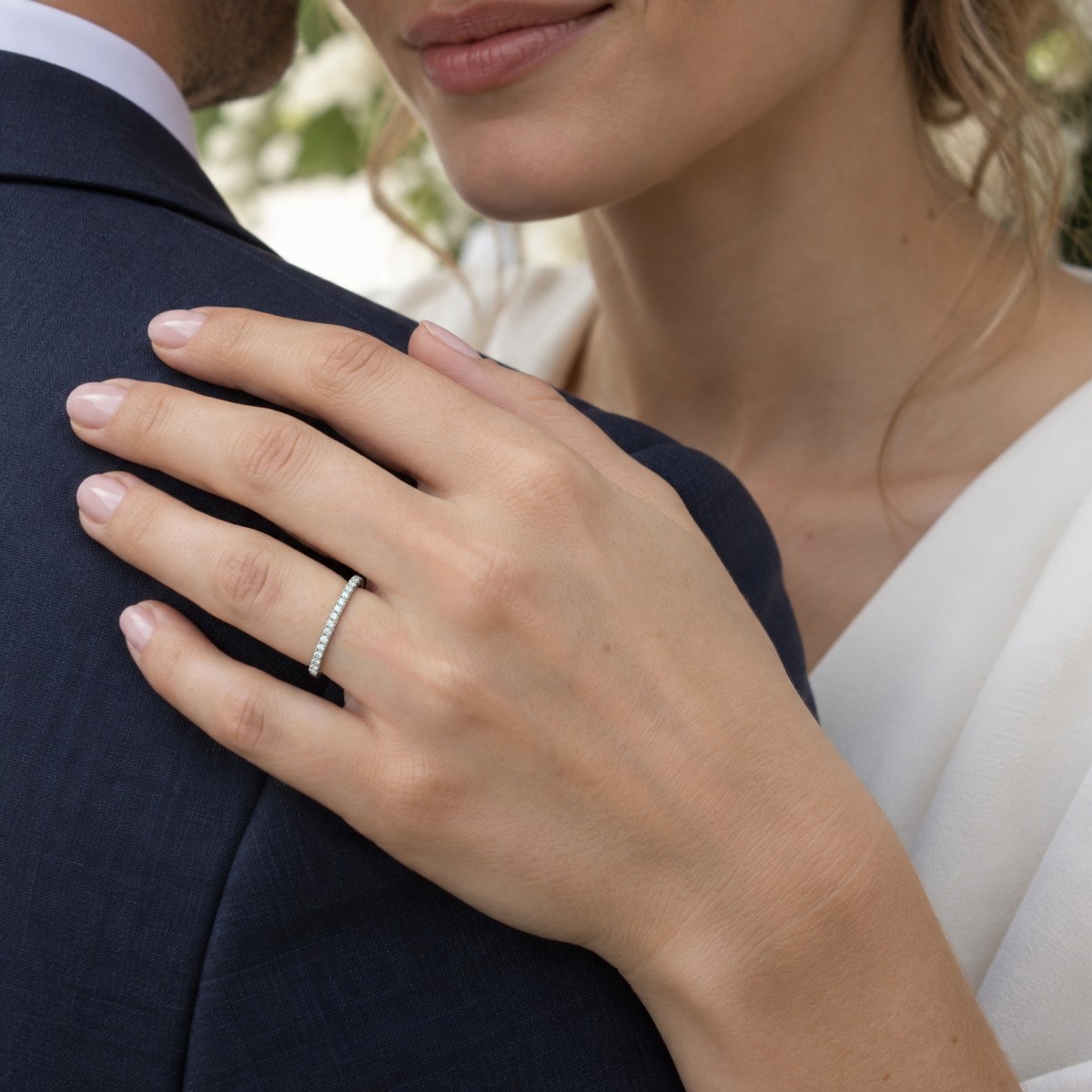 Starlet - Moissanite Eternity Ring