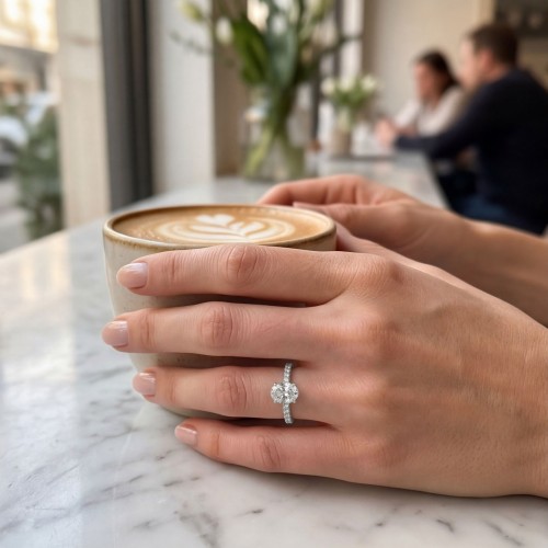 Nova - Moissanite Stud Earrings
