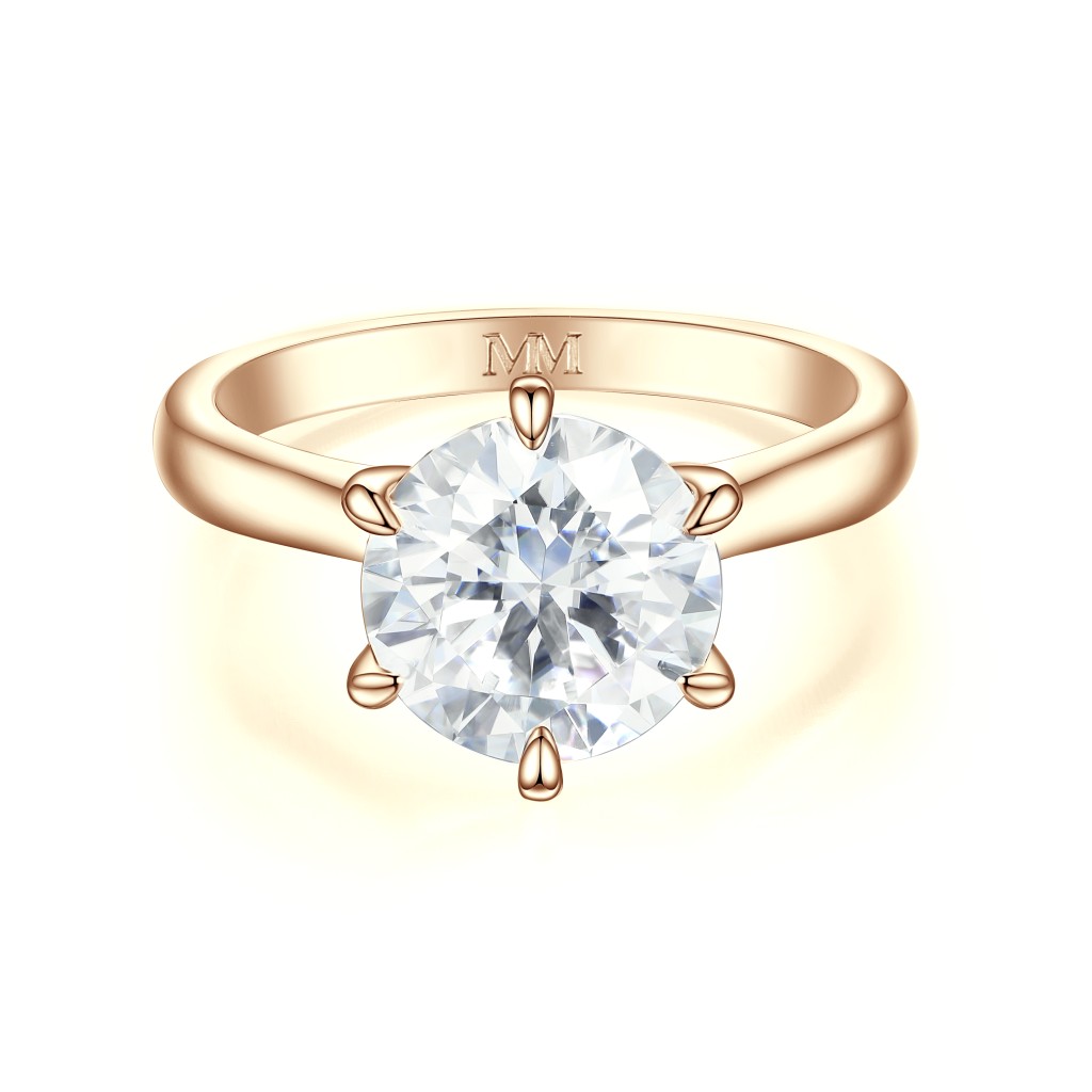 Circlique - Solitaire Moissanite Engagement Ring