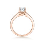 Grace - Oval Split-Shank Moissanite Ring