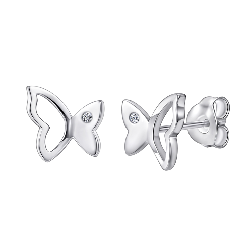 Butterfly Beauty - Moissanite Stud Earrings