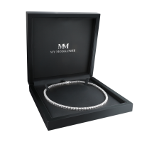Lumina - Moissanite Tennis Chain Necklace
