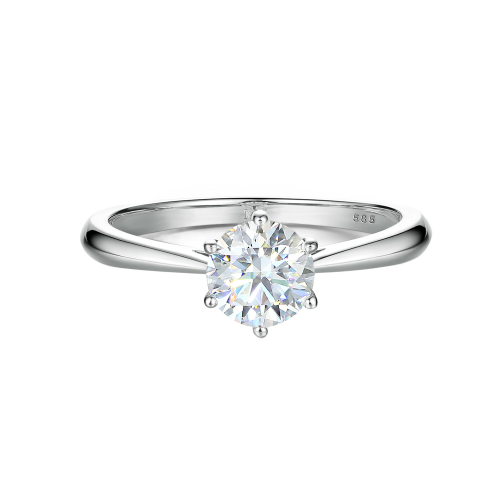 Ella - Solitaire Moissanite Engagement Ring