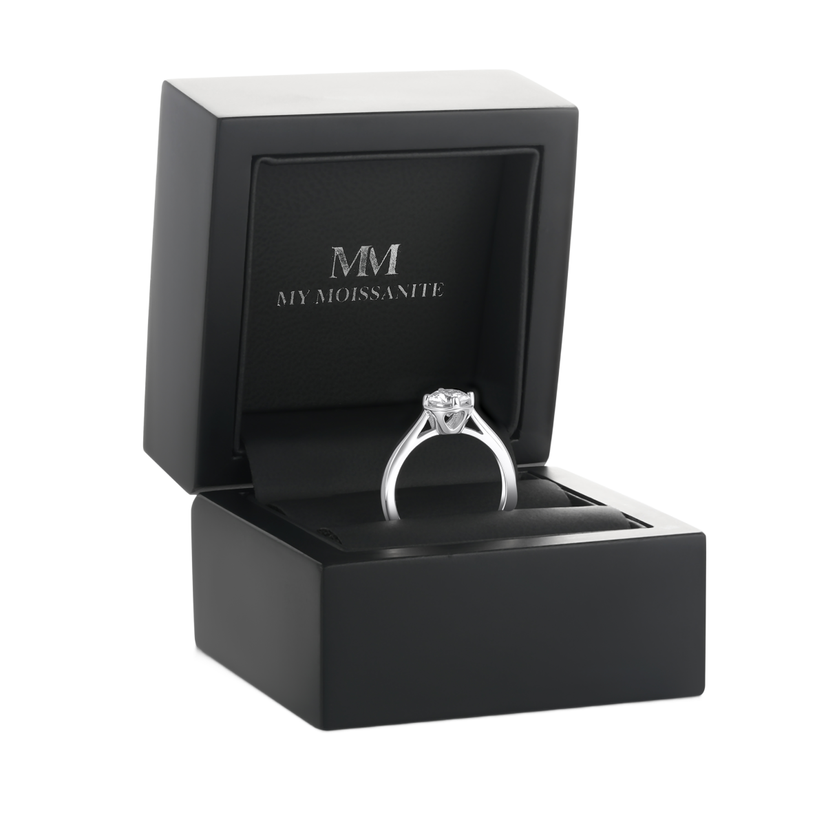 Unum - Adjustable Solitaire Moissanite Ring