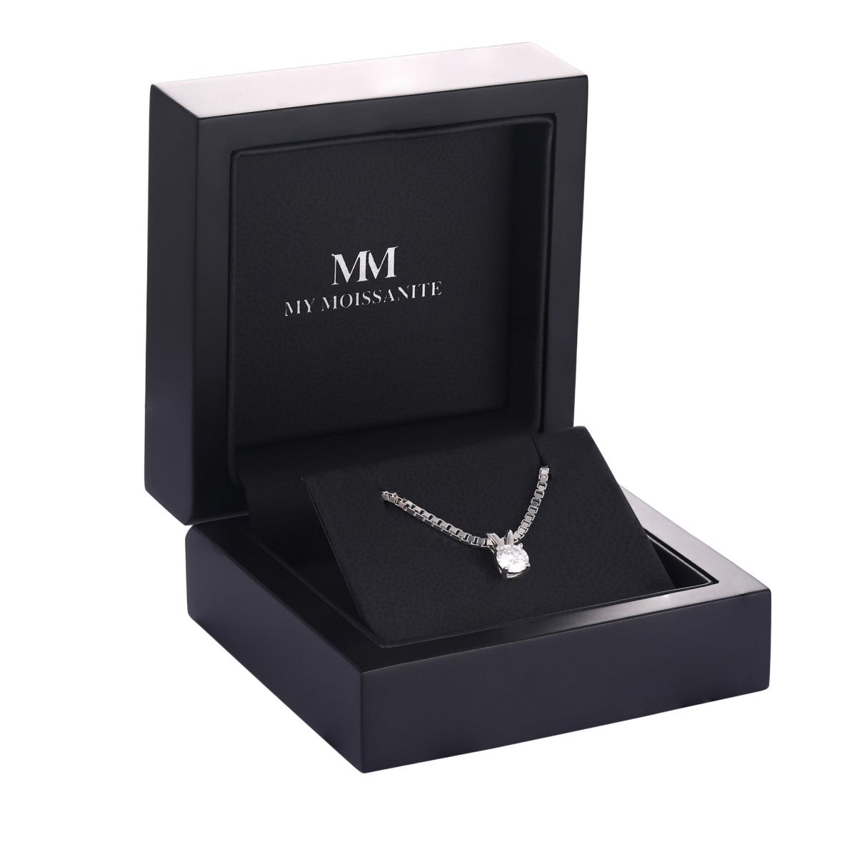 Terra - Solitaire Moissanite Pendant