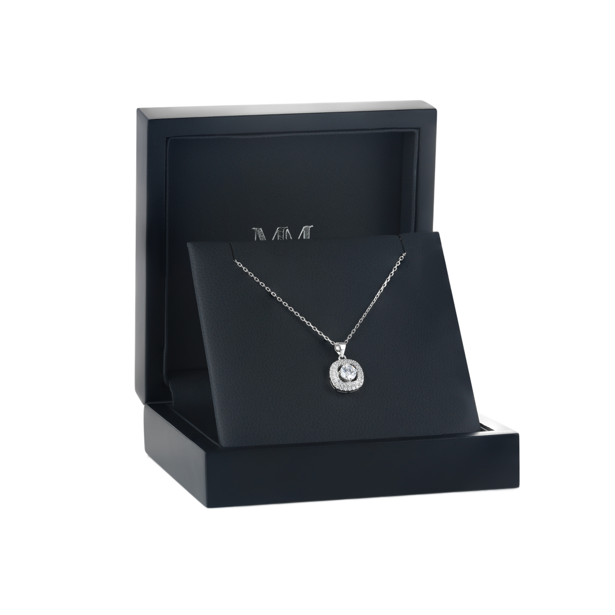 Vivara - Moissanite Pendant with Encrusted Halo
