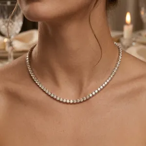 Moissanite tennis chains