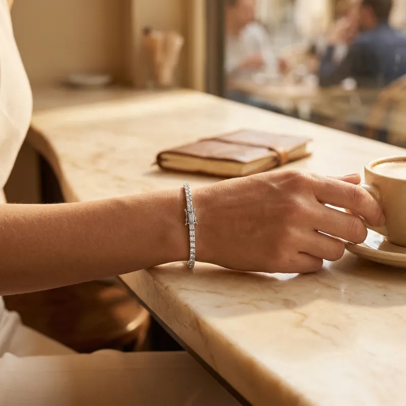 Moissanite bracelets