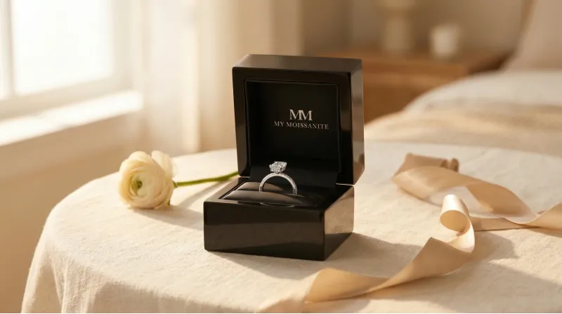 Moissanite engagement rings