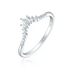 Serenella - Marquise and Round Moissanite Wedding Band