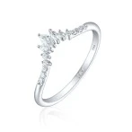 Serenella - Marquise and Round Moissanite Wedding Band