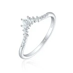 Serenella - Marquise and Round Moissanite Wedding Band