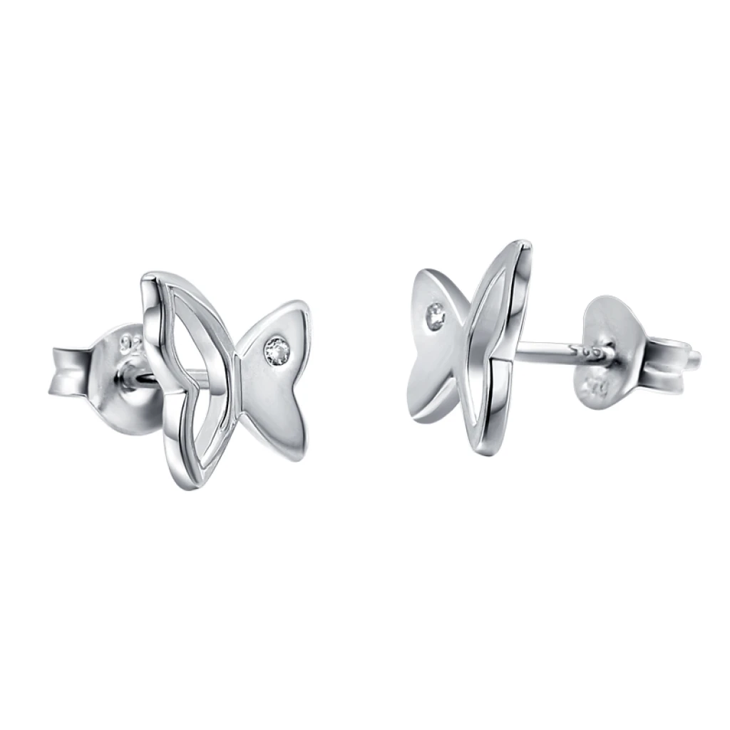 Butterfly Beauty - Moissanite Stud Earrings