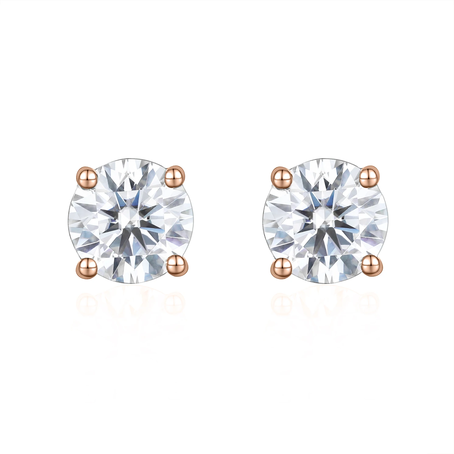 Nova - Moissanite Stud Earrings Nova - Moissanite Stud Earrings