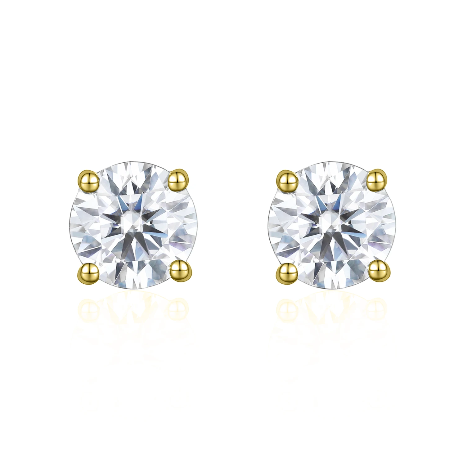 Nova - Moissanite Stud Earrings Nova - Moissanite Stud Earrings