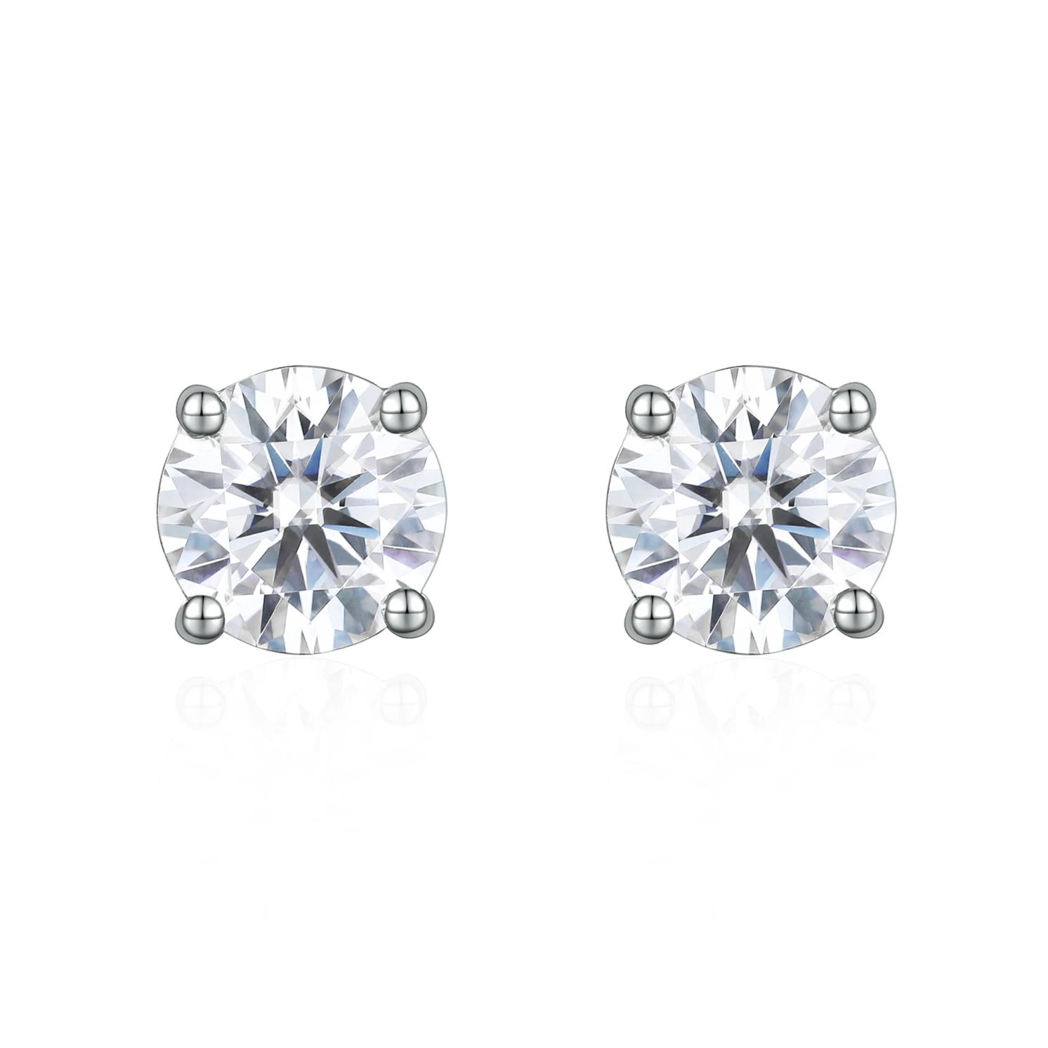 Nova - Moissanite Stud Earrings Nova - Moissanite Stud Earrings