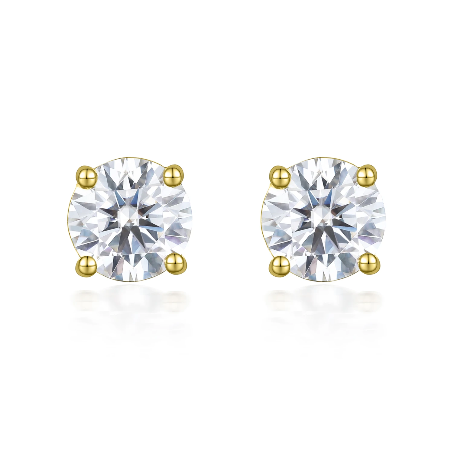 Nova - Moissanite Stud Earrings Nova - Moissanite Stud Earrings