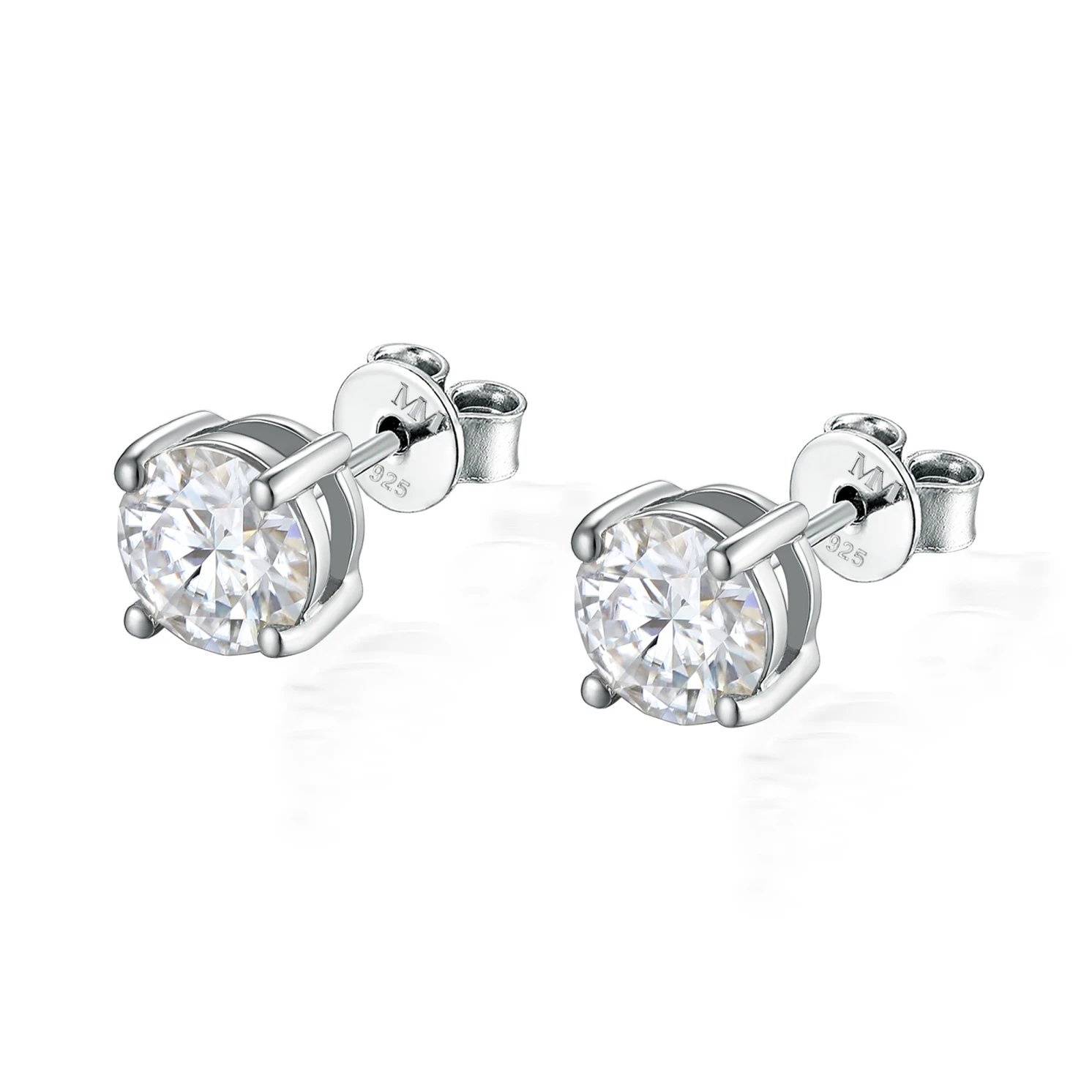 Nova - Moissanite Stud Earrings Nova - Moissanite Stud Earrings