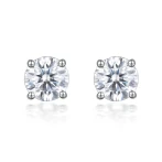 Nova - Moissanite Stud Earrings Nova - Moissanite Stud Earrings