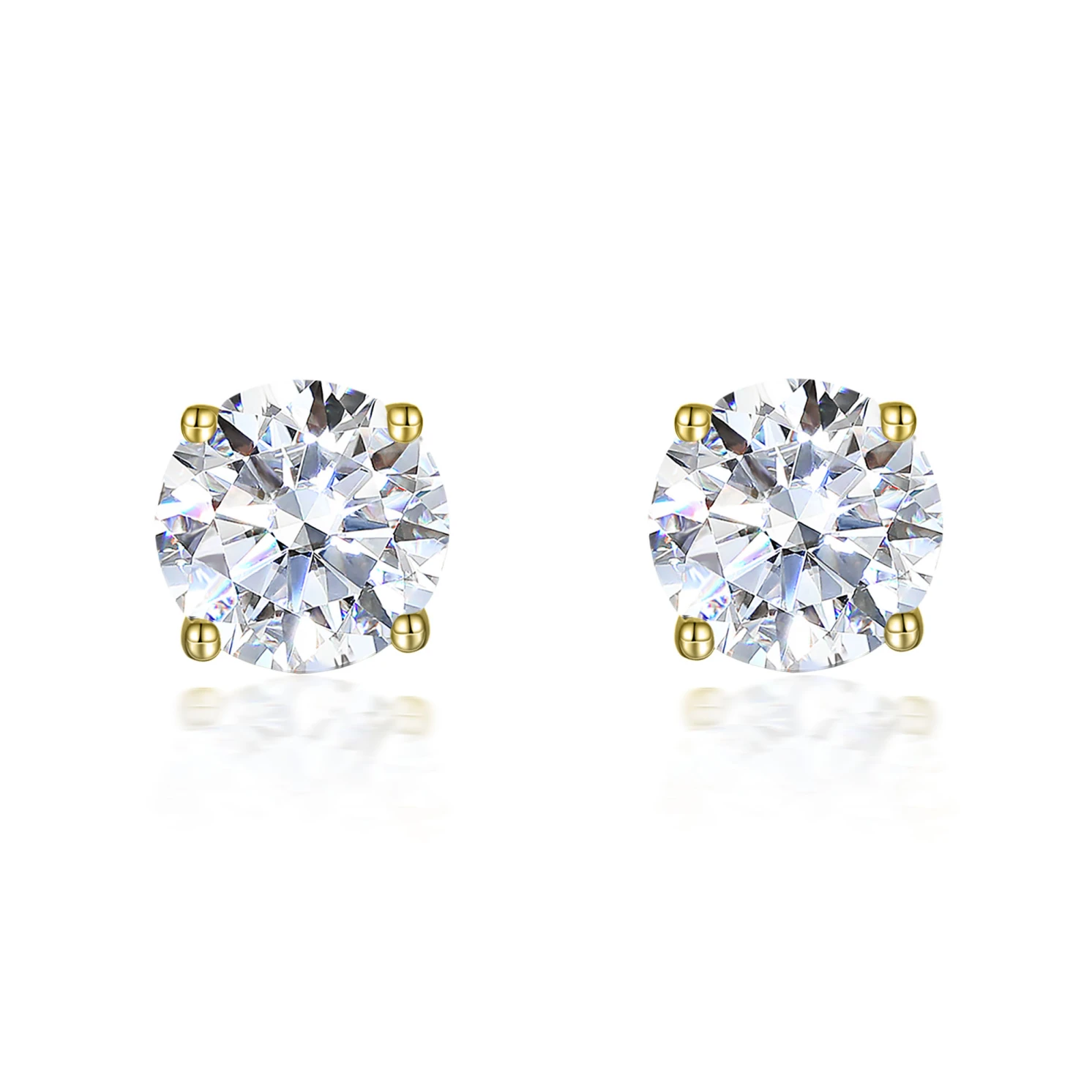 Nova - Moissanite Stud Earrings Nova - Moissanite Stud Earrings
