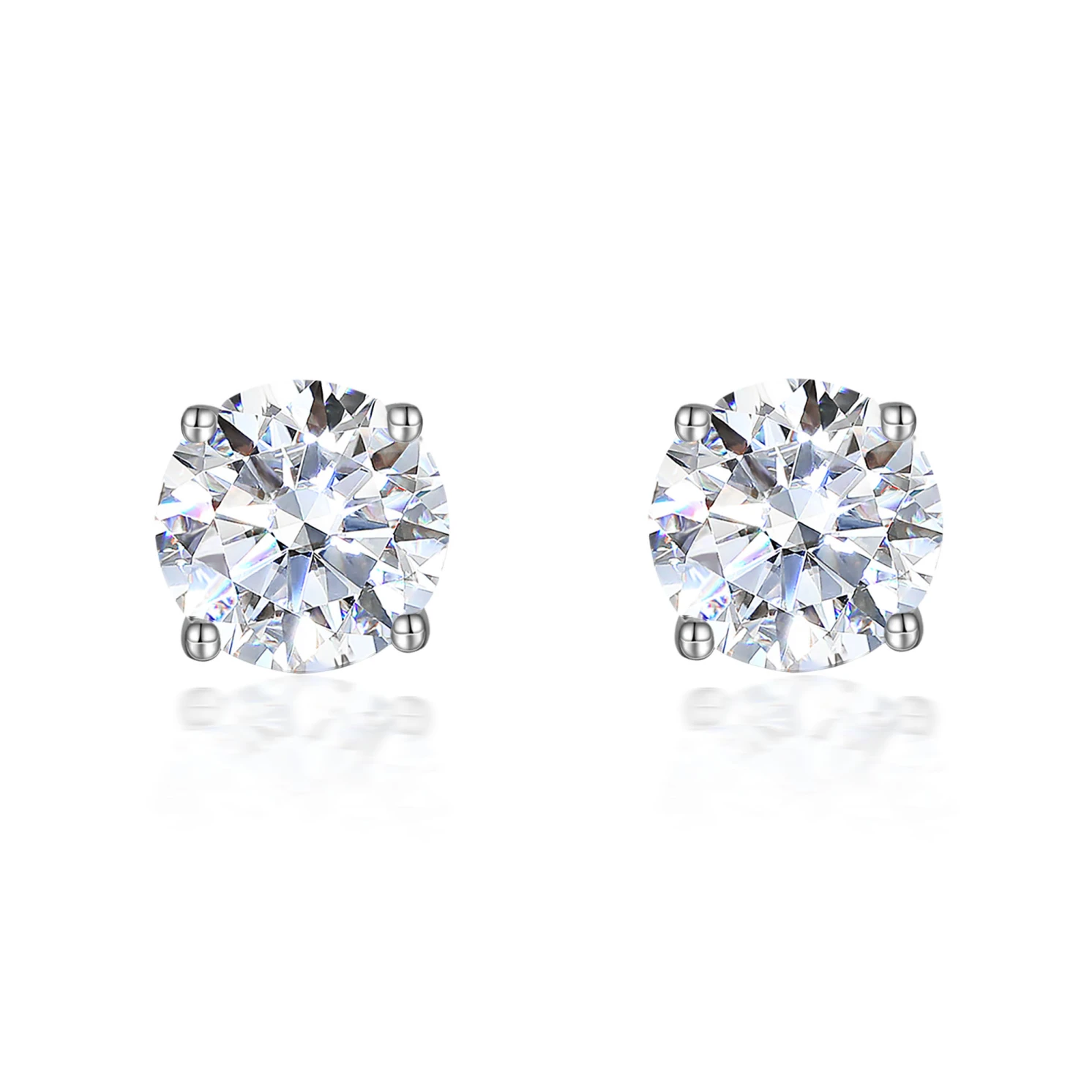 Nova - Moissanite Stud Earrings Nova - Moissanite Stud Earrings