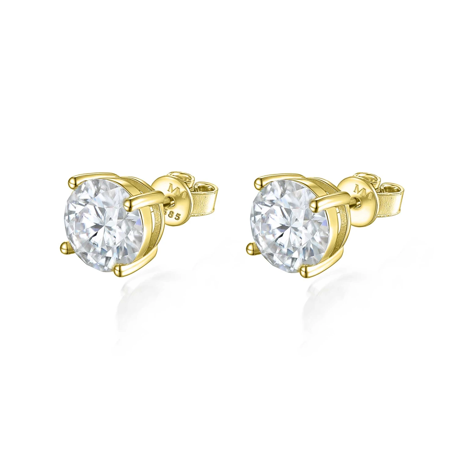 Nova - Moissanite Stud Earrings Nova - Moissanite Stud Earrings