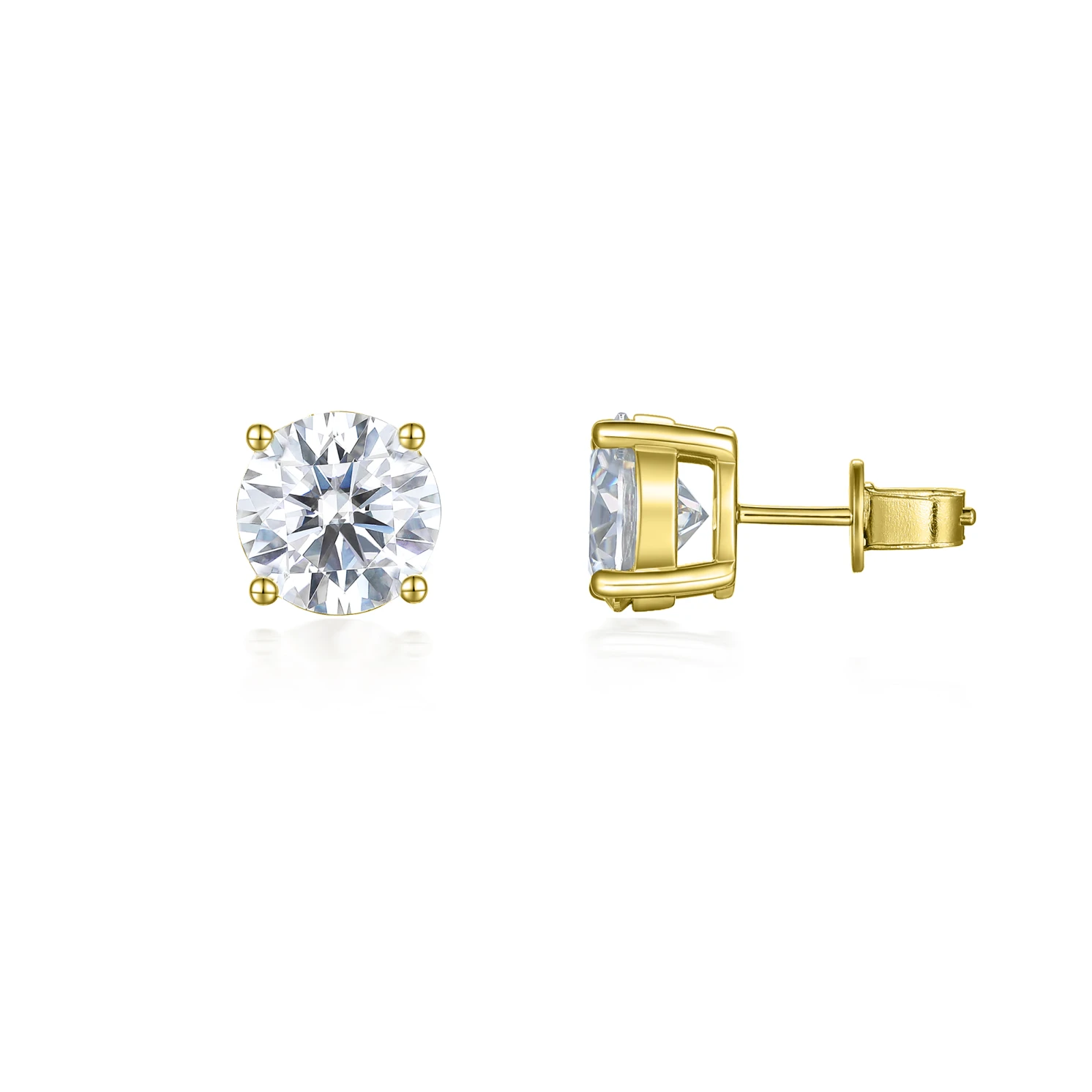 Nova - Moissanite Stud Earrings Nova - Moissanite Stud Earrings