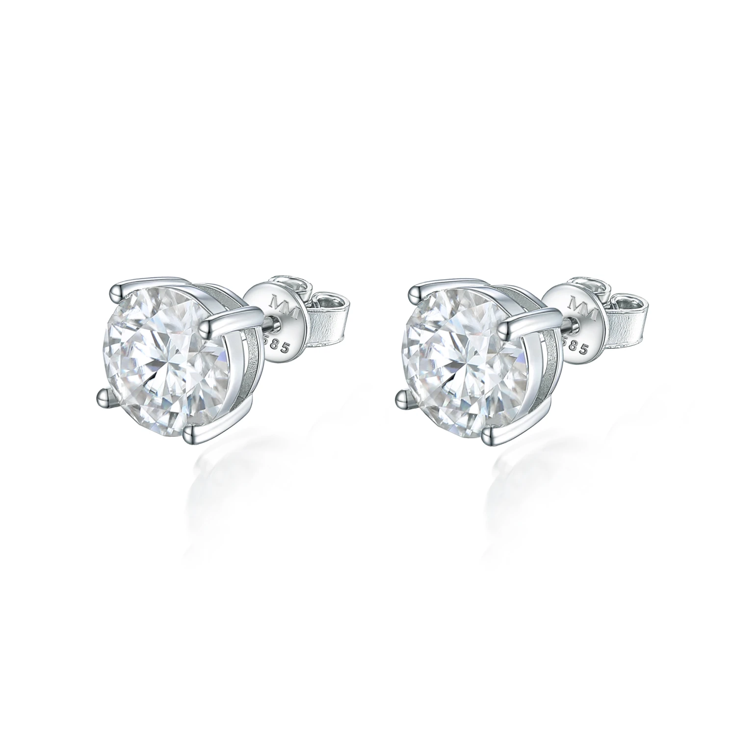 Nova - Moissanite Stud Earrings Nova - Moissanite Stud Earrings