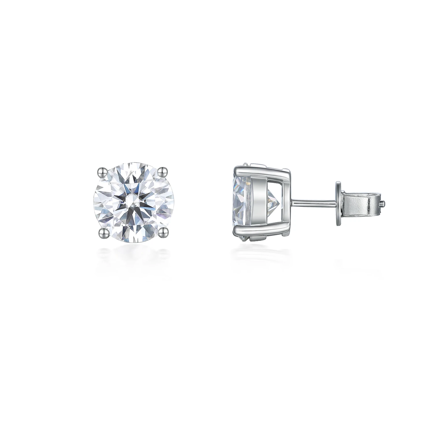 Nova - Moissanite Stud Earrings Nova - Moissanite Stud Earrings