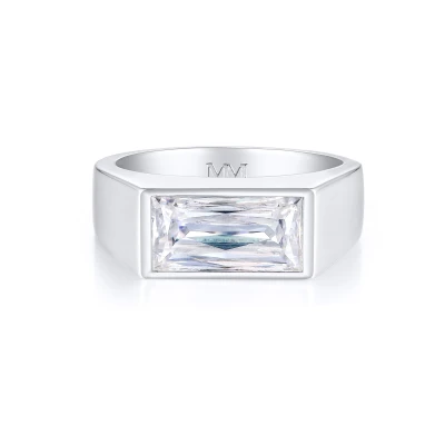 Men's moissanite rings