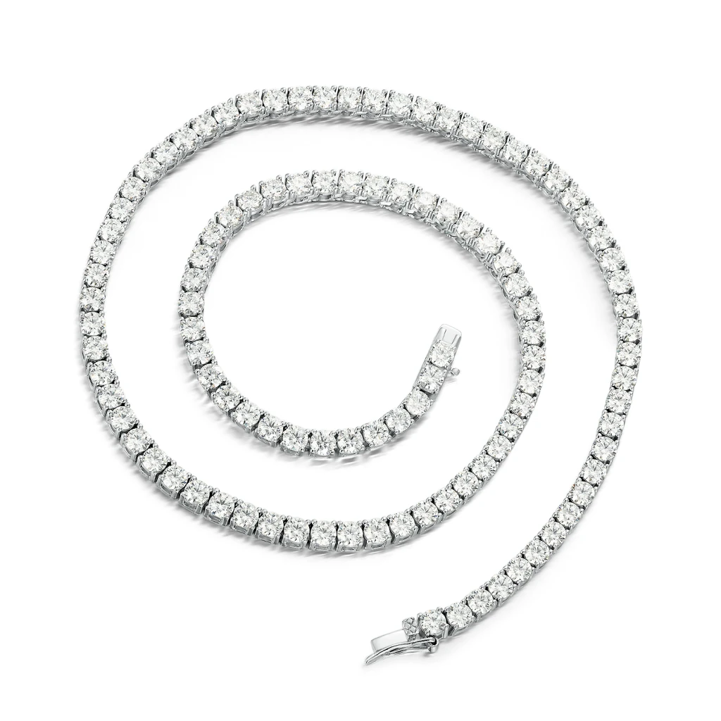 Lumina - Moissanite Tennis Chain Necklace