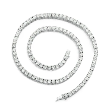 Moissanite tennis chains
