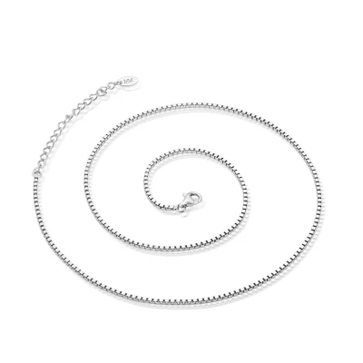 Silver moissanite necklaces