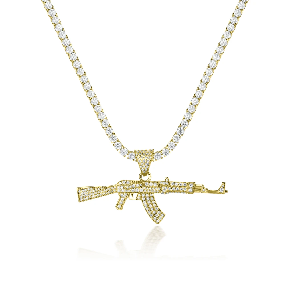 Valor - AK-47 Moissanite Pendant