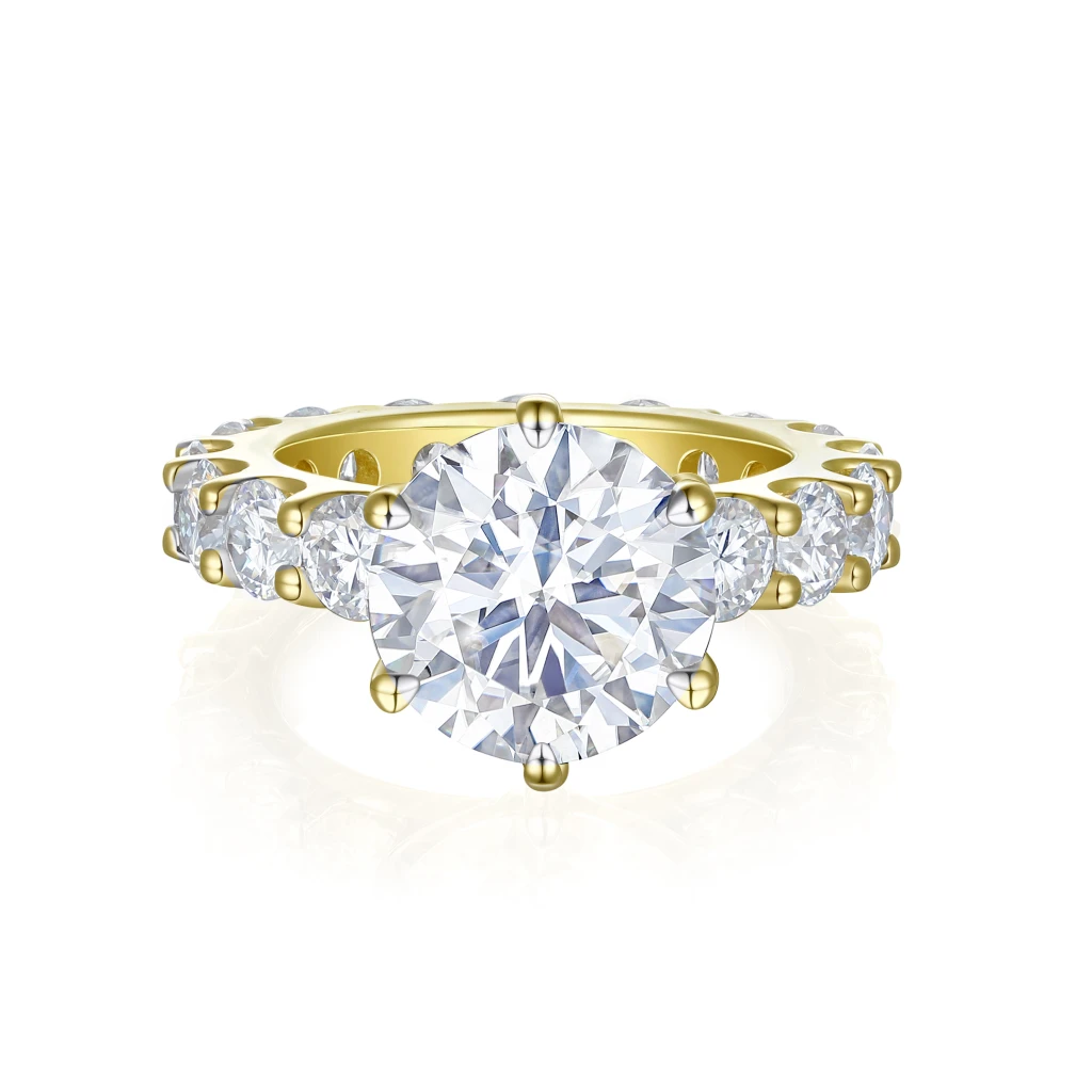 Solstice - Grand Eternity Moissanite Engagement Ring