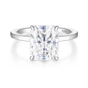 Radiana - Radiant Solitaire Moissanite Ring