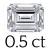 0.5 carat (4*5 mm)