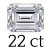 22 carat (14*18 mm)