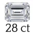 28 carat (15*20 mm)